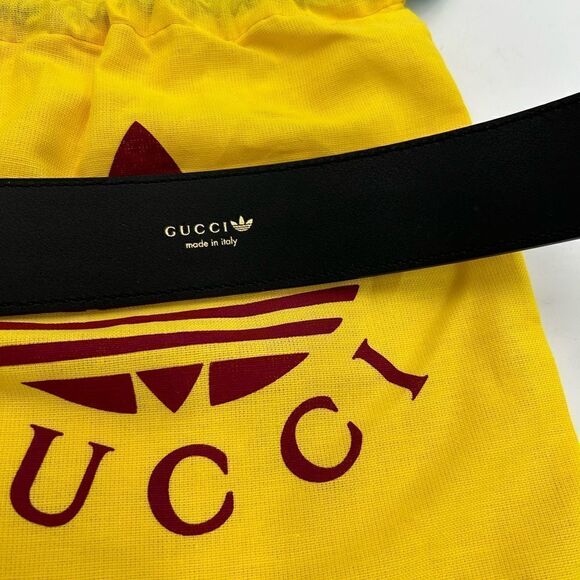Men, Gucci, X Adidas, GG Marmont, Belt 90 cm made in Italy - Picture 5 of 9